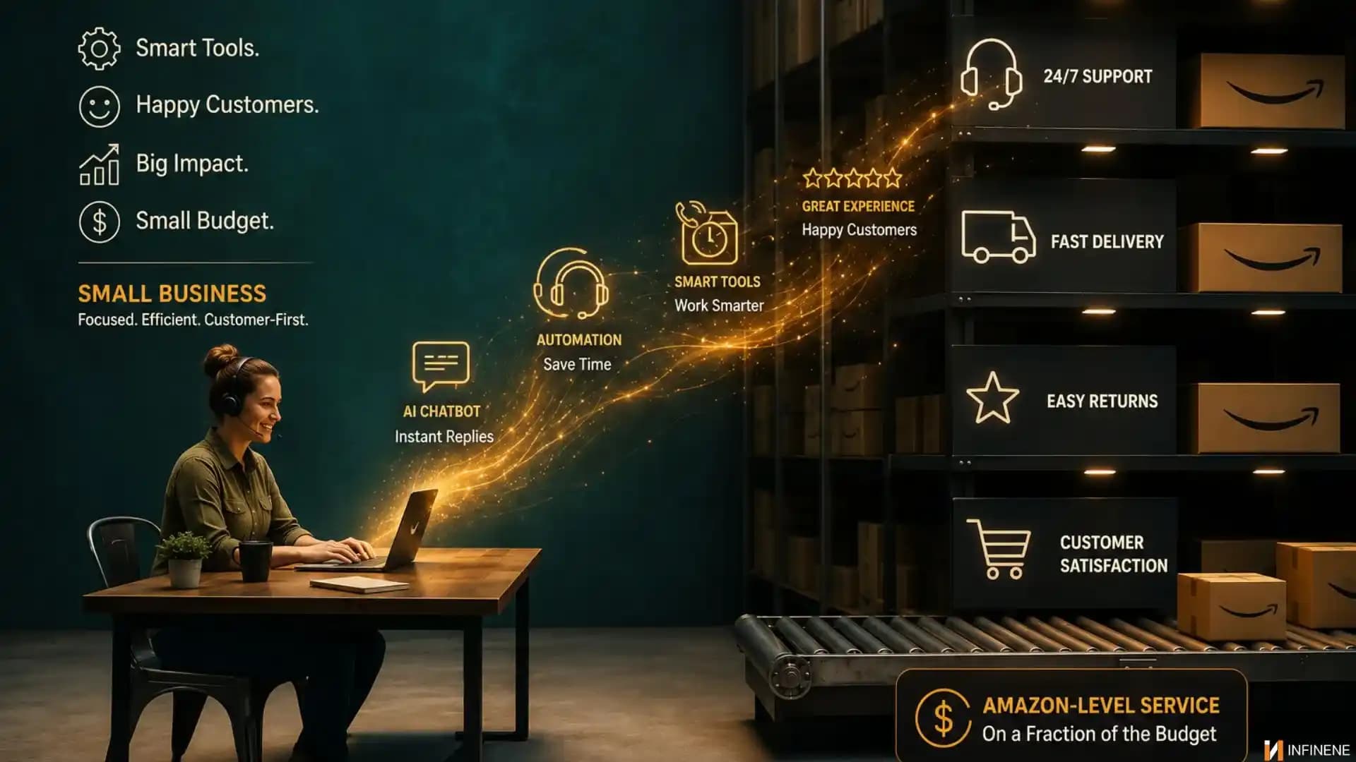 How Small Businesses Can Compete with Amazon-Level Customer Service on A Fraction of The Budget