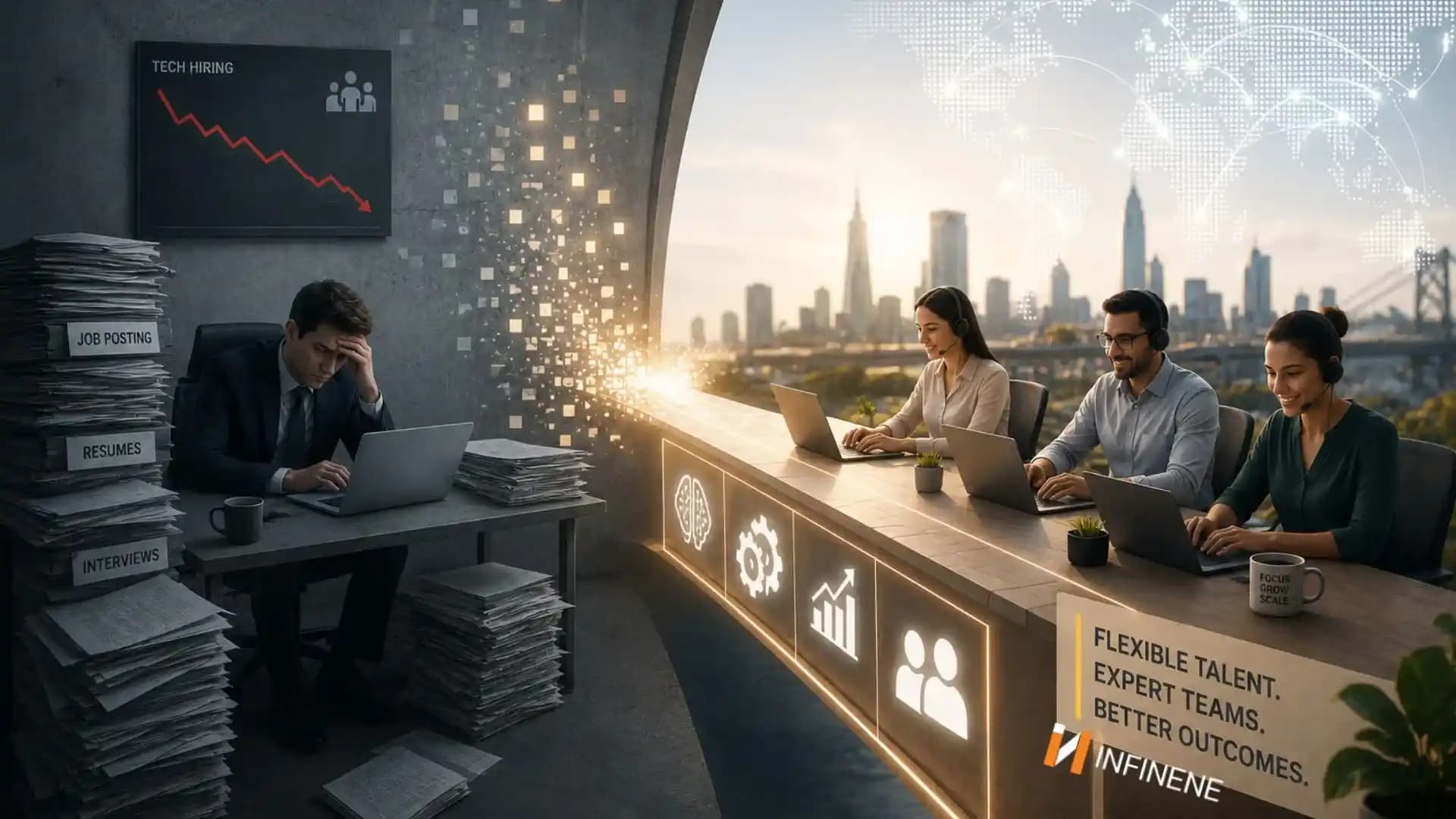US Tech Hiring Has Slowed. Staff Augmentation Is Taking Its Place.